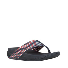 FitFlop Women's Surfa Flip-Flop, Midnight Navy Mix