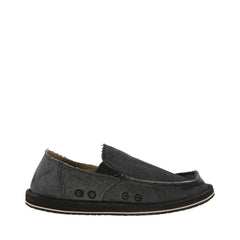 Men's Shoes Sanuk VAGABOND Slip On Canvas Sidewalk Surfers SMF1001 CHARCOAL