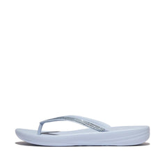 Women's Shoes Fitflop IQUSHION SPARKLE Embellished Sandals DG5-B12 SKYWASH BLUE
