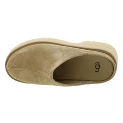 Women's Shoes UGG NEW HEIGHTS CLOG Suede Platform Mules 1152731 SAND