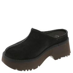 Women's Shoes UGG NEW HEIGHTS CLOG Suede Platform Mules 1152731 BLACK