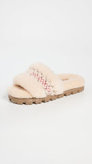 UGG Women's Cozetta Ugg Braid Slipper, Natural