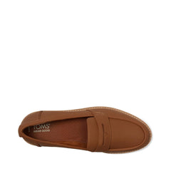 Toms Cara Loafer 10020214 (Tan Leather)