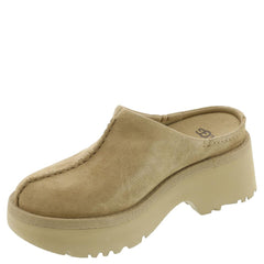 Women's Shoes UGG NEW HEIGHTS CLOG Suede Platform Mules 1152731 SAND