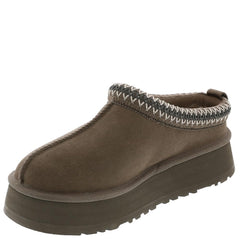 Women's Shoes UGG TAZZ Platform Suede Slippers 1122553 HICKORY