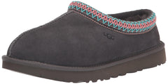 Women's Shoes UGG TASMAN Suede & Sheepskin Slippers 5955 DARK GREY