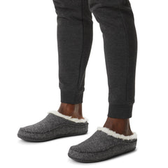 Men's Shoes Sorel FALCON RIDGE II Suede Slippers 2010201028 GRILL / BLACK