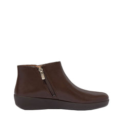 Fitflop Sumi Leather Ankle Boots DX7-167 (Chocolate Brown)