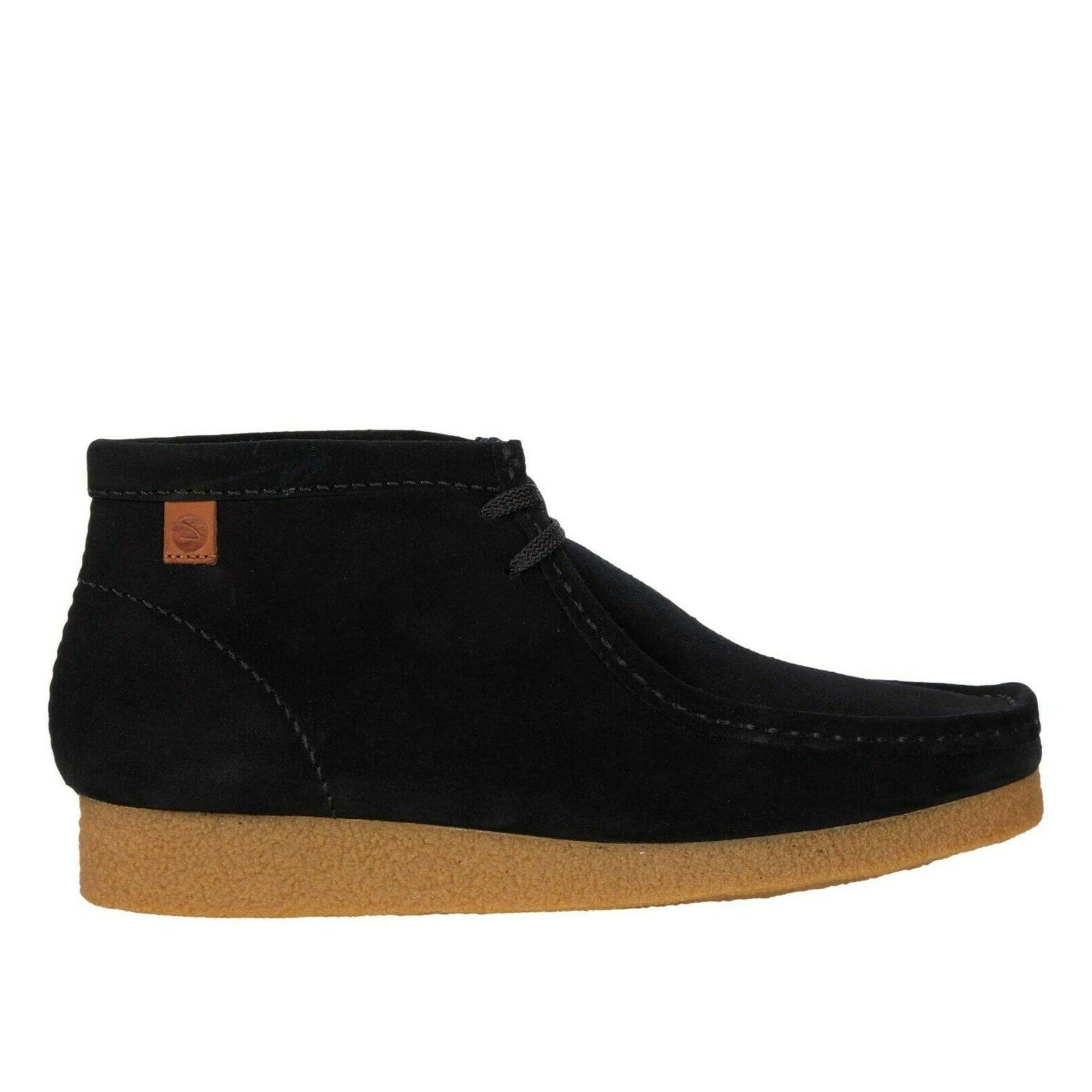 Clarks Shacre Boot 59437 (Black Suede)