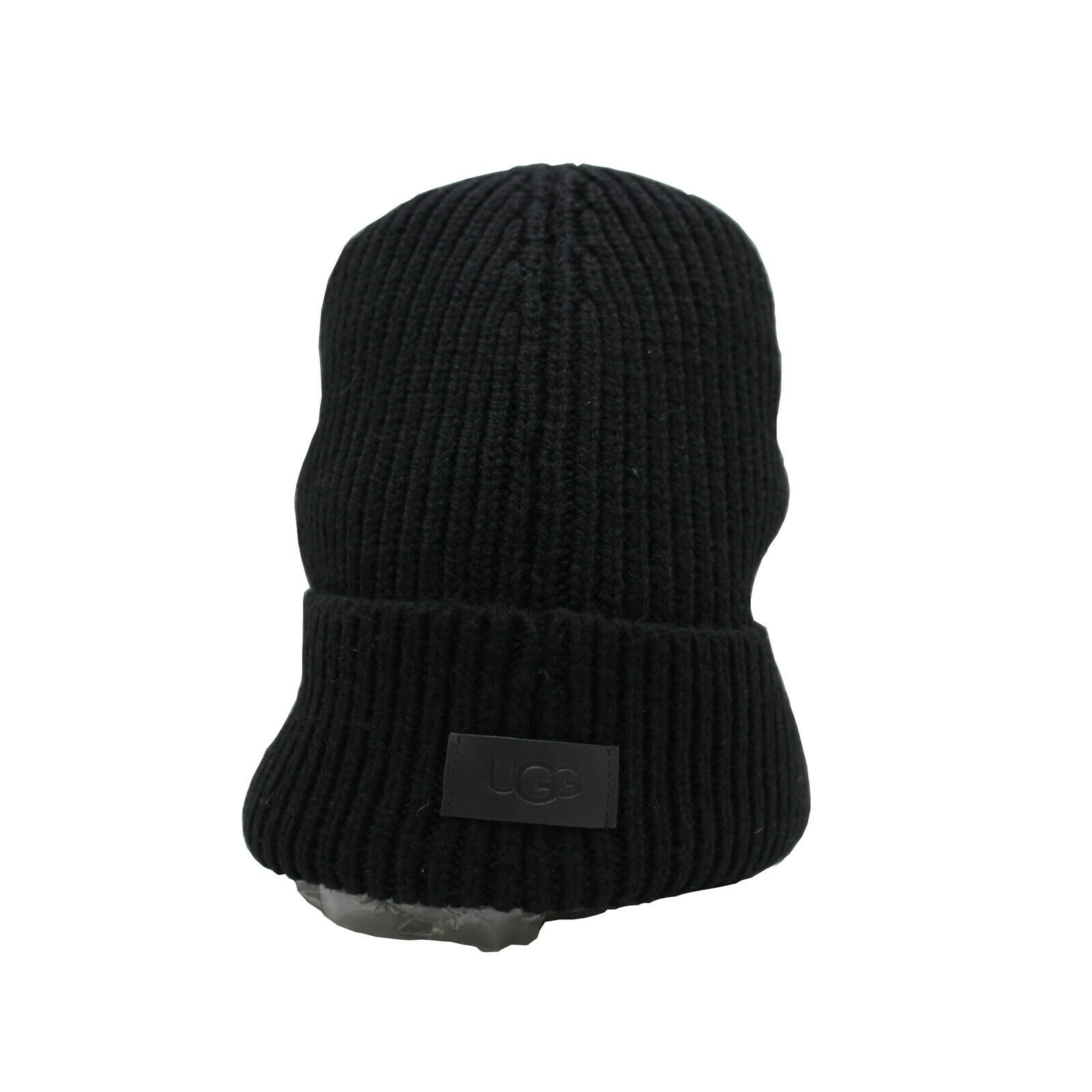 UGG Wide Cuff Rib Hat-Black
