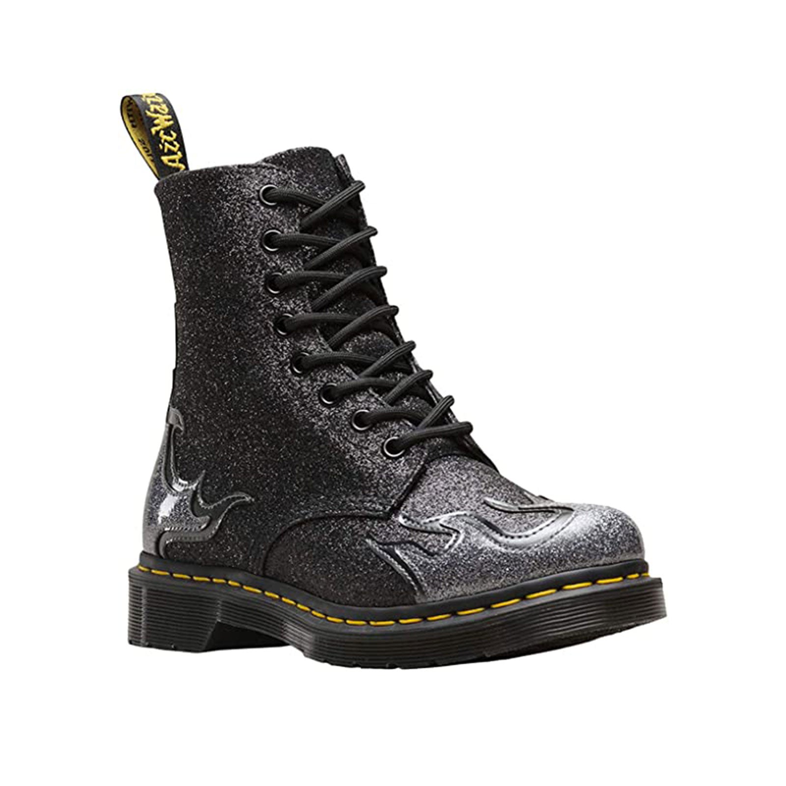 DR. MARTENS 1460 PASCAL FLAME 24034041 (PEWTER / BLACK GLITTER)