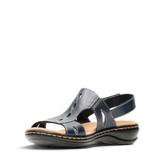 Leisa Lakelyn Navy Leather - 26124803 by Clarks