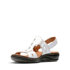 Leisa Lakelyn White Leather - 26124806 by Clarks