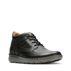 Unnature Mid Black Leather - 26127953 by Clarks