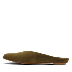Margot Mule Olive Suede - 26131739 by Clarks