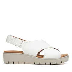 Un Karely Hail White Leather - 26132235 by Clarks