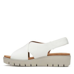 Un Karely Hail White Leather - 26132235 by Clarks