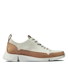 Tri Spark. White Leather - 26135330 by Clarks