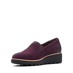 Sharon Dolly Aubergine Sde - 26136358 by Clarks
