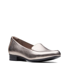 Juliet Lora Pewter Leather - 26136580 by Clarks
