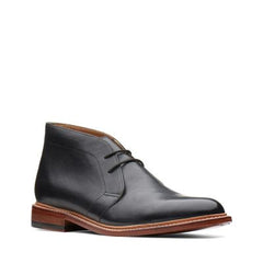 No16 Soft Mid Black Leather - 26137323 by Clarks