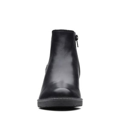 Hazen Flora Black Leather - 26137329 by Clarks