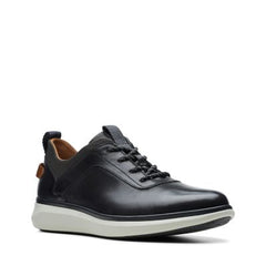 Un Globe Vibe Black Leather - 26140163 by Clarks