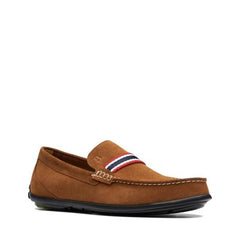 Grafton Driver Cola Suede - 26140410 by Clarks