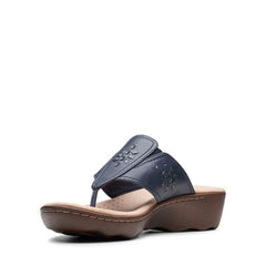 Phebe Mist Navy Leather - 26140687 by Clarks