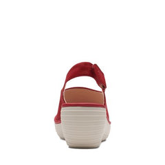 Reedly Shaina Red Nubuck - 26140707 by Clarks