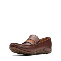 Hamilton Drive Tan Leather - 26141729 by Clarks