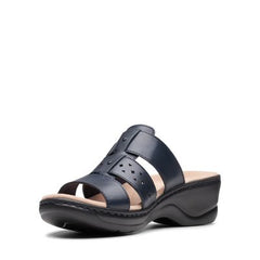 Lexi Juno Navy Leather - 26143173 by Clarks