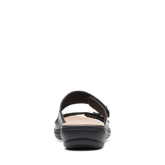 Leisa Glow Black Leather - 26143335 by Clarks