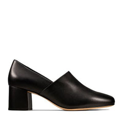 Sheer Lily Black Leather - 26144072 by Clarks