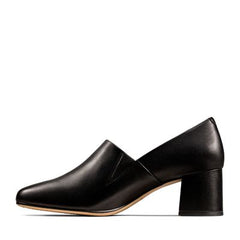 Sheer Lily Black Leather - 26144072 by Clarks