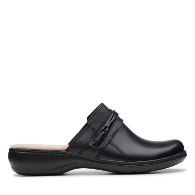 Leisa Clover Black Leather - 26144260 by Clarks