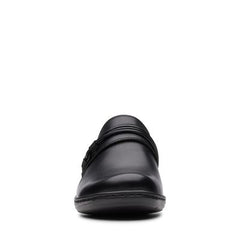 Leisa Clover Black Leather - 26144260 by Clarks