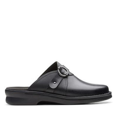 Patty Keren Black Leather - 26144265 by Clarks