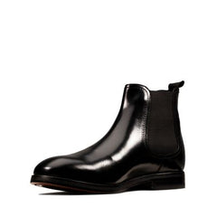 Oliver Top Black Leather - 26144462 by Clarks