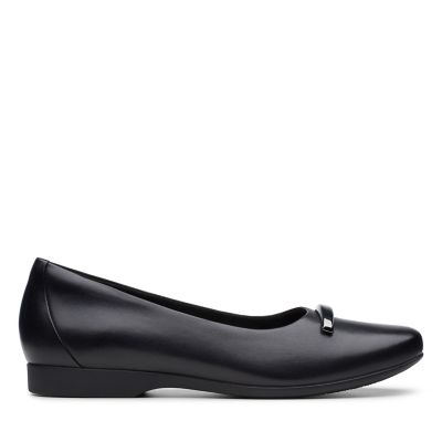 Un Darcey Way Black Leather - 26144965 by Clarks