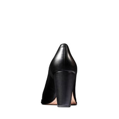Kaylin Cara Black Leather - 26145688 by Clarks