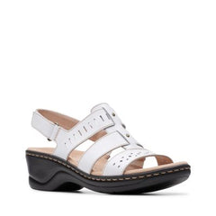 Lexi Qwin White Leather - 26146495 by Clarks