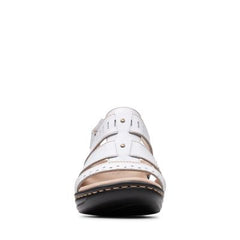 Lexi Qwin White Leather - 26146495 by Clarks
