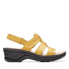 Lexi Qwin Yellow Leather - 26146496 by Clarks