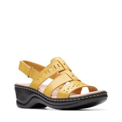 Lexi Qwin Yellow Leather - 26146496 by Clarks