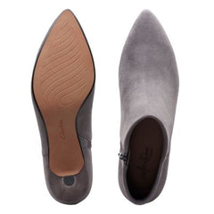 Linvale Sea Grey Suede - 26146788 by Clarks