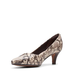 Linvale Crown Taupe Snake - 26146910 by Clarks
