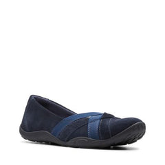 Haley Jay Navy Suede - 26146930 by Clarks