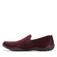 Haley Park Burgundy Suede - 26146934 by Clarks
