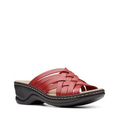 Lexi Selina Red Leather - 26147673 by Clarks